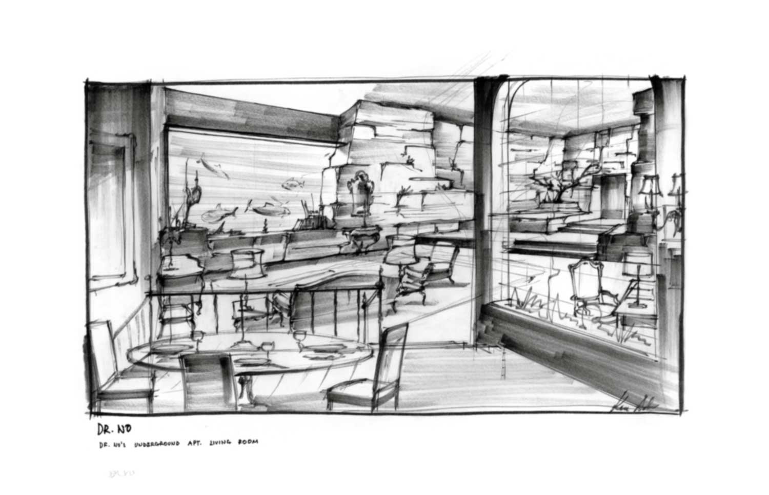 Sir Ken Adam's Sketch