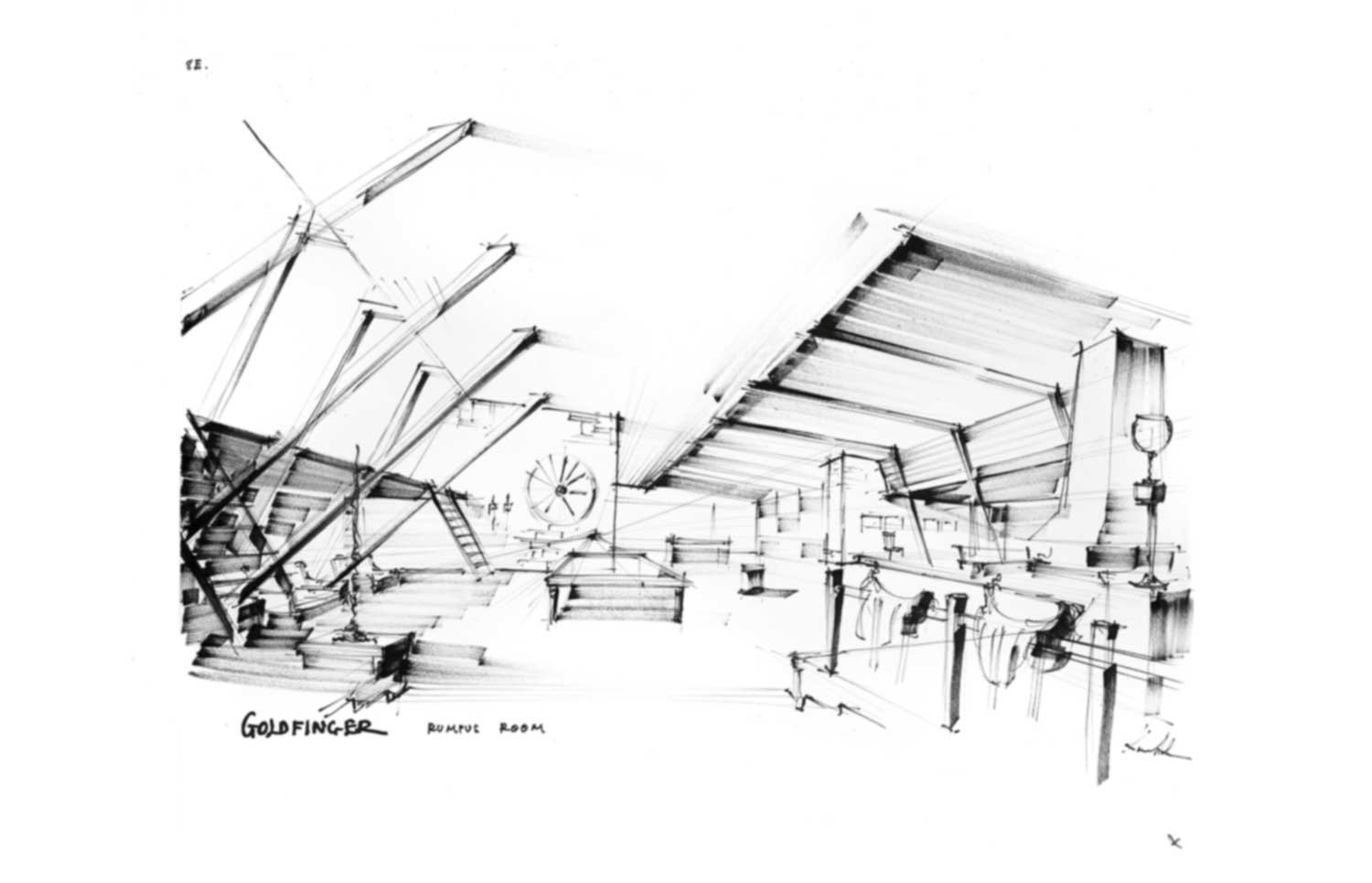 Sir Ken Adam's Sketch