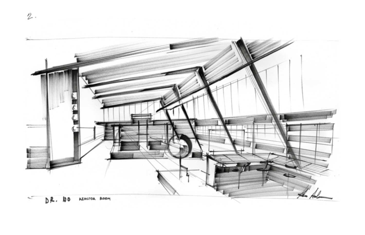 Sir Ken Adam's Sketch