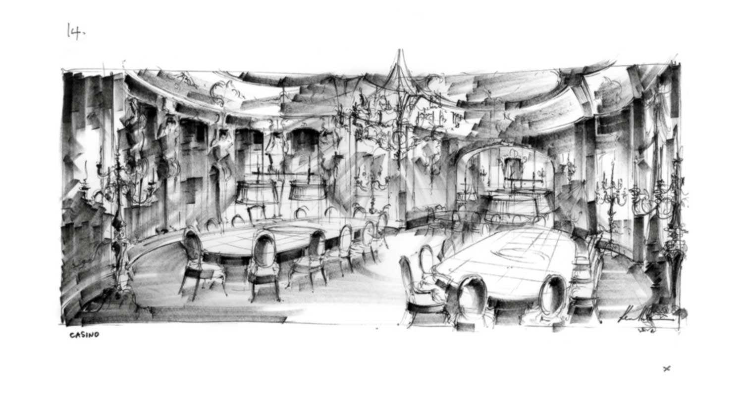 Sir Ken Adam's Sketch