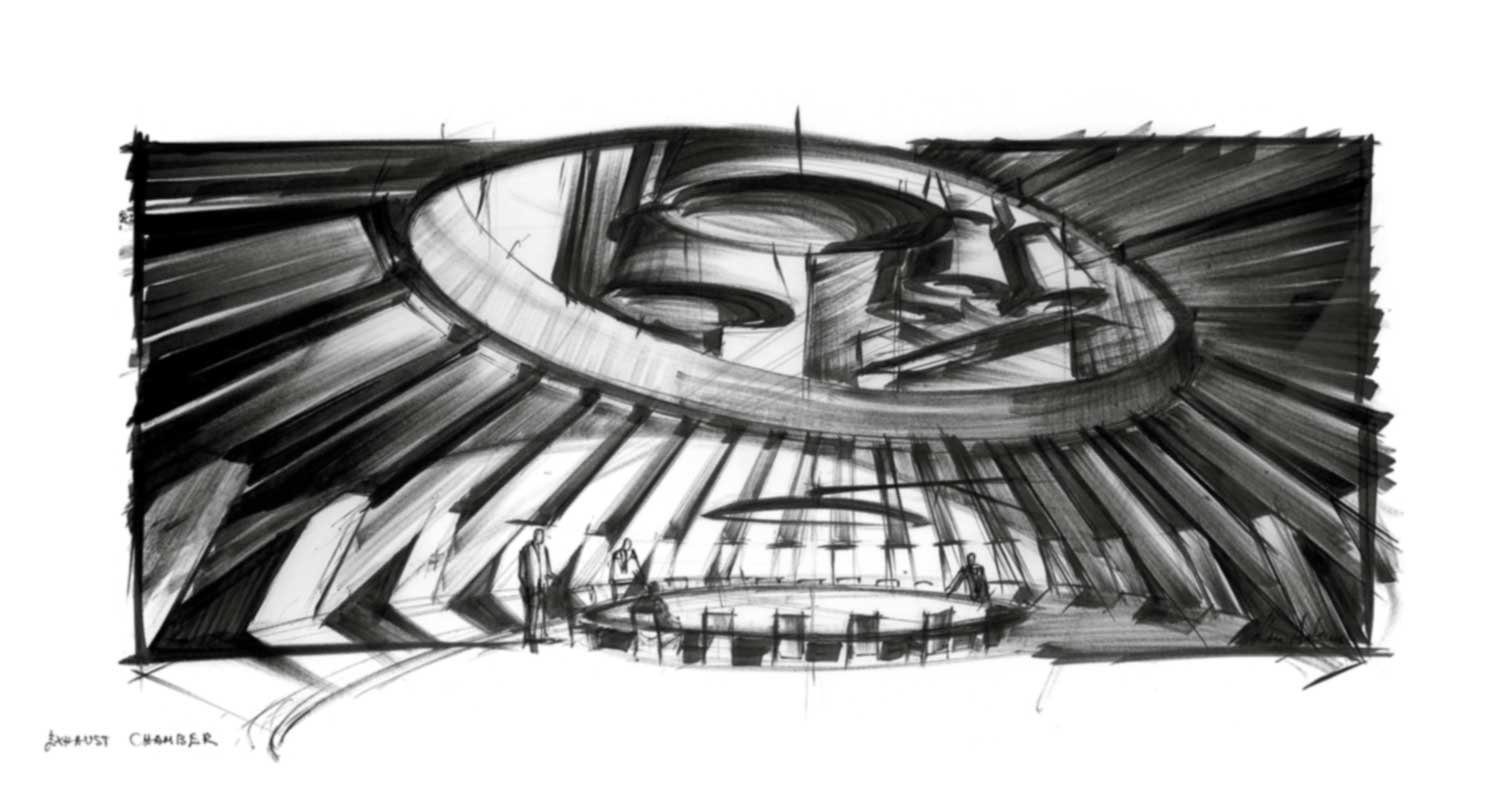 Sir Ken Adam's Sketch