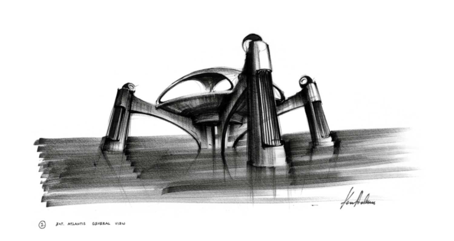 Sir Ken Adam's Sketch