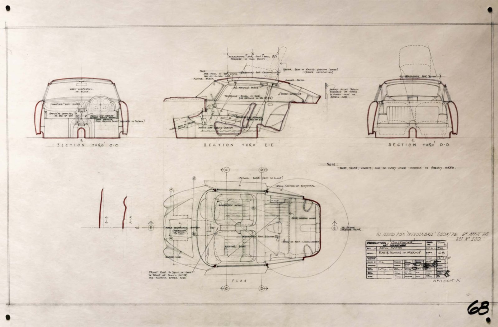 James Bond's ejector seat